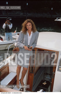 - Venezia,1988.Festival Internazionale dArte Cinematografica di Venezia.Ritratto dellattrice Jaqueline Bisset Cinema ritratto attrice - Venice,1988.Venice International Film Festival.Portrait of the actress Jaqueline Bisset ©Graziano Arici/Rosebud2