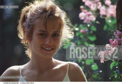 - Venezia,1987.Festival Internazionale dArte Cinematografica di Venezia.Ritratto dellattrice Sandrine Bonnaire Cinema ritratto attrice - Venice,1987.Venice International Film Festival.Portrait of the actress Sandrine Bonnaire ©Graziano Arici/Rosebud2