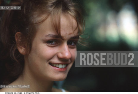 - Venezia,1987.Festival Internazionale dArte Cinematografica di Venezia.Ritratto dellattrice Sandrine Bonnaire Cinema ritratto attrice - Venice,1987.Venice International Film Festival.Portrait of the actress Sandrine Bonnaire ©Graziano Arici/Rosebud2