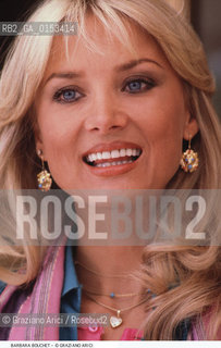 - Venezia,1987.Festival Internazionale dArte Cinematografica di Venezia.Ritratto dellattrice Barbara Bouchet Cinema ritratto attrice - Venice,1987.Venice International Film Festival.Portrait of the actress Barbara Bouchet ©Graziano Arici/Rosebud2