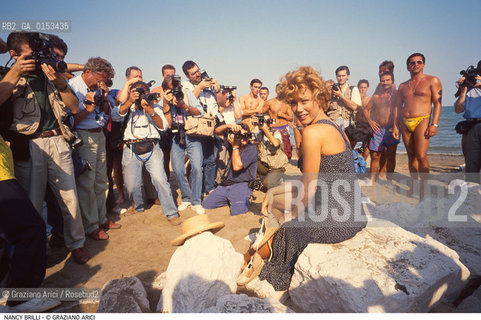 - Venezia,1993.Festival Internazionale dArte Cinematografica di Venezia.Ritratto dellattrice Nancy Brilli Cinema ritratto attrice - Venice,1993.Venice International Film Festival.Portrait of the actress Nancy Brilli ©Graziano Arici/Rosebud2