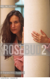- Venezia,1994.Festival Internazionale dArte Cinematografica di Venezia.Ritratto dellattrice Katrin Cartlidge Cinema ritratto attrice colonna- Venice,1994.Venice International Film Festival.Portrait of the actress Katrin Cartlidge ©Graziano Arici/Rosebud2