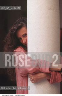 - Venezia,1994.Festival Internazionale dArte Cinematografica di Venezia.Ritratto dellattrice Katrin Cartlidge Cinema ritratto attrice colonna- Venice,1994.Venice International Film Festival.Portrait of the actress Katrin Cartlidge ©Graziano Arici/Rosebud2
