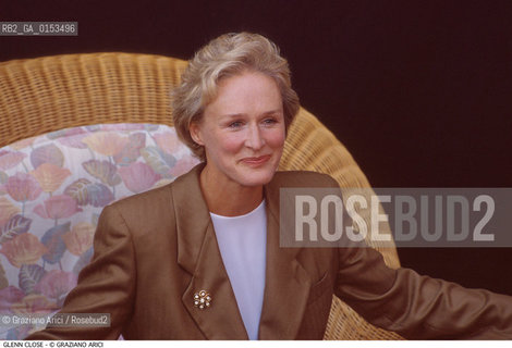 - Venezia,1993.Festival Internazionale dArte Cinematografica di Venezia.Ritratto dellattrice Glenn Close Cinema ritratto attrice - Venice,1993.Venice International Film Festival.Portrait of the actress Glenn Close ©Graziano Arici/Rosebud2