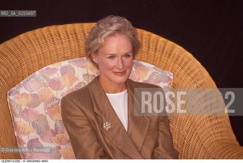 - Venezia,1993.Festival Internazionale dArte Cinematografica di Venezia.Ritratto dellattrice Glenn Close Cinema ritratto attrice - Venice,1993.Venice International Film Festival.Portrait of the actress Glenn Close ©Graziano Arici/Rosebud2