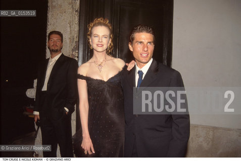 Caption: Nome: .KIDMAN NICOLE.Descrizione: .CINEMA ATTRICE/CON IL MARITO TOM CRUISE.Credit: ©Graziano Arici/Rosebud2 / Costo: .A.Nazione: .USA.Città: ..Data: .1995