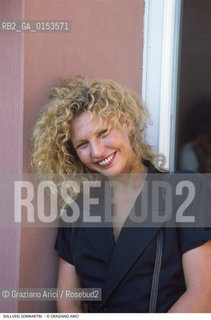 - Venezia,1993.Festival Internazionale dArte Cinematografica di Venezia.Ritratto dellattrice Solveig Dommartin Cinema ritratto attrice - Venice,1993.Venice International Film Festival.Portrait of the actress Solveig Dommartin ©Graziano Arici/Rosebud2