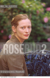 - Venezia,1996.Festival Internazionale dArte Cinematografica di Venezia.Ritratto dellattrice Tilda Swinton Cinema ritratto attrice - Venice,1996.Venice International Film Festival.Portrait of the actress Tilda Swinton ©Graziano Arici/Rosebud2