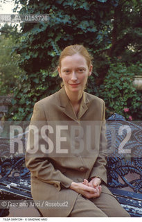- Venezia,1996.Festival Internazionale dArte Cinematografica di Venezia.Ritratto dellattrice Tilda Swinton Cinema ritratto attrice - Venice,1996.Venice International Film Festival.Portrait of the actress Tilda Swinton ©Graziano Arici/Rosebud2