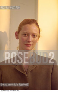 - Venezia,1996.Festival Internazionale dArte Cinematografica di Venezia.Ritratto dellattrice Tilda Swinton Cinema ritratto attrice - Venice,1996.Venice International Film Festival.Portrait of the actress Tilda Swinton ©Graziano Arici/Rosebud2