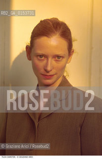 - Venezia,1996.Festival Internazionale dArte Cinematografica di Venezia.Ritratto dellattrice Tilda Swinton Cinema ritratto attrice - Venice,1996.Venice International Film Festival.Portrait of the actress Tilda Swinton ©Graziano Arici/Rosebud2