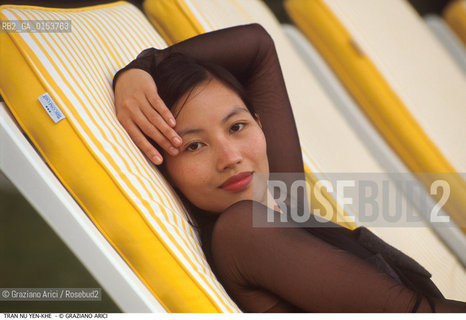 - Venezia,1995.Festival Internazionale dArte Cinematografica di Venezia.Ritratto dellattrice Tran Nu Yen Khe Cinema ritratto attrice - Venice,1995.Venice International Film Festival.Portrait of the actress Tran Nu Yen Khe ©Graziano Arici/Rosebud2