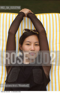 - Venezia,1995.Festival Internazionale dArte Cinematografica di Venezia.Ritratto dellattrice Tran Nu Yen Khe Cinema ritratto attrice - Venice,1995.Venice International Film Festival.Portrait of the actress Tran Nu Yen Khe ©Graziano Arici/Rosebud2