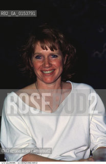 - Venezia,1992.Festival Internazionale dArte Cinematografica di Venezia.Ritratto dellattrice Liv Ullmann Cinema ritratto attrice - Venice,1992.Venice International Film Festival.Portrait of the actress Liv Ullmann ©Graziano Arici/Rosebud2
