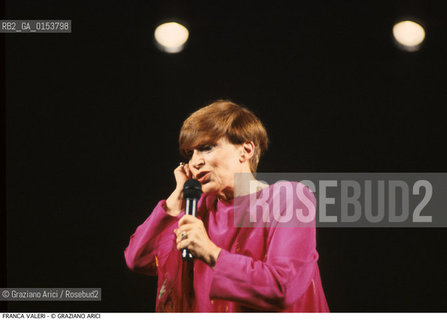 - Venezia,1989.Ritratto dellattrice Franca Valeri Teatro ritratto attrice - Venice,1989.Portrait of the actress Franca Valeri ©Graziano Arici/Rosebud2
