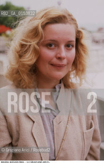 - Venezia,1986.Festival Internazionale dArte Cinematografica di Venezia.Ritratto dellattrice Magda Vasaryova Cinema ritratto attrice - Venice,1986.Venice International Film Festival.Portrait of the actress Magda Vasaryova ©Graziano Arici/Rosebud2