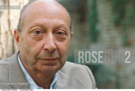 Venezia, 1984.Ritratto delleconomista e sociologo Charles Bettelheim. Letteratura Economia sociologo economista ritratto.Venice, 1984. Portrait of the economist and sociologist Charles Bettelheim ©Graziano Arici/Rosebud2