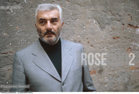 Venezia,1989.Ritratto del compositore contemporaneo Franco Donatoni.Musica contemporanea compositore ritratto.Venice,1989.Portrait of the composer Franco Donatoni ©Graziano Arici/Rosebud2