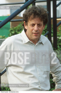 -Jesolo(Venezia),1992. Ritratto del compositore Philip Glass. Musica classica contemporanea minimalismo ritratto compositore.-Jesolo(Venice),1992. Portrait of the contemporary composer Philip Glass ©Graziano Arici/Rosebud2