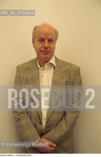 Venezia,1984.Ritratto del critico darte Renato Barilli. Arte critico ritratto saggista .Venice,1984. Portrait of the art critic Renato Barilli ©Graziano Arici/Rosebud2