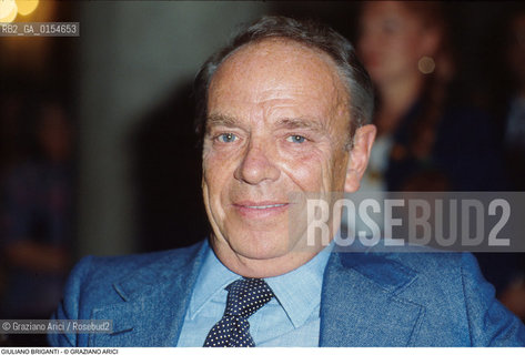 Venezia,1990.Ritratto del critico darte e storico Giuliano Briganti.Arte critico ritratto .Venice,1990. Portrait of the art critic Giuliano Briganti ©Graziano Arici/Rosebud2