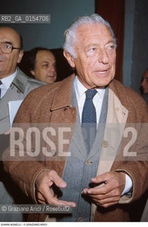 Venezia,1993.Ritratto del Presidente della Fiat Gianni Agnelli. Economia Agnelli imprenditore avvocato politica  Presidente FIAT ritratto .Venice,1993.Portrait of the President of FIAT Gianni Agnelli, lawyer and businessman ©Graziano Arici/Rosebud2
