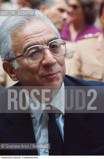 Venezia,1996.Ritratto di Francesco Cossiga,politico ed ex Presidente della Repubblica.Politica Presidente Repubblica ritratto.Venice,1996. Portrait of the politician and ex-President of the Italian Republic Francesco Cossiga ©Graziano Arici/Rosebud2
