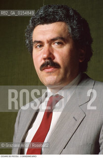 Venezia,1988.Ritratto del politico vicesindaco di Venezia Cesare De Piccoli. Politica politico ritratto vicesindaco partito comunista.Venice,1988. Portrait of the politician Cesare De Piccoli, deputy mayor of Venice ©Graziano Arici/Rosebud2
