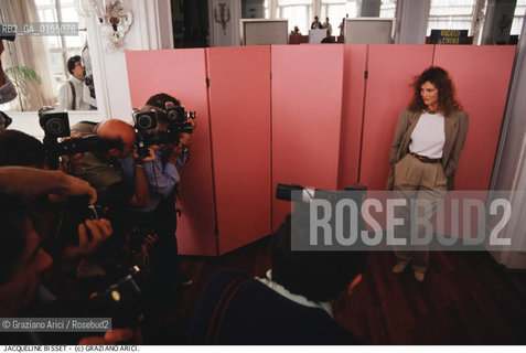 - Venezia, 1994. 51°Festival Internazionale dArte Cinematografica di Venezia.Ritratto dellattrice Jaqueline Bisset  Cinema ritratto attrice.- Venice,1994. 51th Venice International Film Festival.Portrait of the actress Jaqueline Bisset ©Graziano Arici/Rosebud2