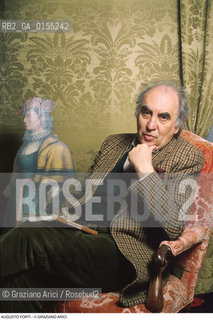 Venezia,1990.Ritratto del geologo Forti Augusto, direttore sede Unesco di Venezia. Scienza fisica Unesco direttore.Venice,1990. Portrait of the director of Unesco in Venice, Forti Augusto  ©Graziano Arici/Rosebud2