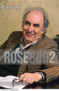 Venezia,1990.Ritratto del geologo Forti Augusto, direttore sede Unesco di Venezia. Scienza fisica Unesco direttore.Venice,1990. Portrait of the director of Unesco in Venice, Forti Augusto  ©Graziano Arici/Rosebud2