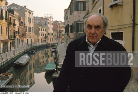 Venezia,1990.Ritratto del geologo Forti Augusto, direttore sede Unesco di Venezia. Scienza fisica Unesco direttore.Venice,1990. Portrait of the director of Unesco in Venice, Forti Augusto  ©Graziano Arici/Rosebud2