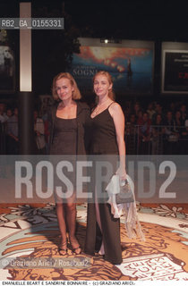 - Venezia, 1998. 55°Festival Internazionale dArte Cinematografica di Venezia.Ritratto dellattrice Emmanuelle Beart insieme allattrice Sandrine Bonnaire.Cinema ritratto attrice .- Venice,1998. 55th Venice International Film Festival. portrait of the actresses Emmanuelle Beart and  Sandrine Bonnaire  ©Graziano Arici/Rosebud2