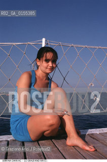 - Venezia,1998. Festival Internazionale darte Cinematografica. Ritratto dellattrice Dorina Chiria. Cinema,mare,attrice,ritratto..- Venice,1998. 55th Venice International Film Festival. Portrait of the actress Dorina Chiriac.Cinema,actress, film festival,portrait ©Graziano Arici/Rosebud2