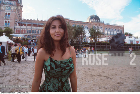- Venezia, 1998. 55°Festival Internazionale dArte Cinematografica di Venezia.Ritratto dellattrice Sabrina Ferilli  Cinema ritratto attrice.- Venice,1998. 55th Venice International Film Festival.Portrait of the actress Sabrina Ferilli  ©Graziano Arici/Rosebud2