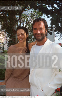 - Venezia, 1998. 55°Festival Internazionale dArte Cinematografica di Venezia.Ritratto della ballerina classica Alessandra Ferri col marito il fotografo Fabrizio Ferri Cinema ritratto fotografo danza ballerina classica balletto.- Venice,1998. 55th Venice International Film Festival.Portrait of the dancer Alessandra Ferri with her husband Fabrizio Ferri, photographer ©Graziano Arici/Rosebud2
