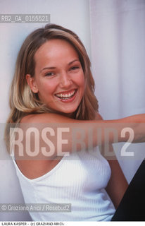 - Venezia, 1998. 55°Festival Internazionale dArte Cinematografica di Venezia.Ritratto dellattrice Laura Kasper.  Cinema ritratto attrice.- Venice,1998. 55th Venice International Film Festival.Portrait of the actress Laura Kasper  ©Graziano Arici/Rosebud2