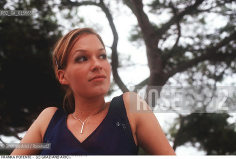 - Venezia,1998. 55°Festival Internazionale dArte Cinematografica. Ritratto dellattrice Franka Potente. Cinema  attrice ritratto.- Venice, 1998. 55th Venice International Film Festival. The actress Franka Potente ©Graziano Arici/Rosebud2