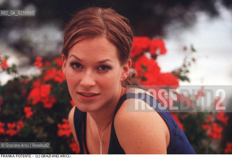 - Venezia,1998. 55°Festival Internazionale dArte Cinematografica. Ritratto dellattrice Franka Potente. Cinema  attrice ritratto.- Venice, 1998. 55th Venice International Film Festival. The actress Franka Potente ©Graziano Arici/Rosebud2