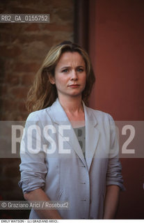 - Venezia, 1998. 55°Festival Internazionale dArte Cinematografica di Venezia.Ritratto dellattrice Emily Watson  Cinema ritratto attrice.- Venice,1998. 55th Venice International Film Festival.Portrait of the actress Emily Watson  ©Graziano Arici/Rosebud2