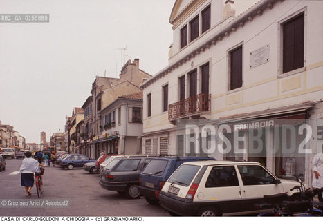 -CHIOGGIA,1993. LA CASA A CHIOGGIA (VENEZIA) DI CARLO GOLDONI,COMMEDIOGRAFO. TEATRO COMMEDIA COMMEDIOGRAFO CASA.-CHIOGGIA,1993. THE HOUSE OF THE PLAYWRIGHT CARLO GOLDONI IN CHIOGGIA (VENEZIA) ©Graziano Arici/Rosebud2 .