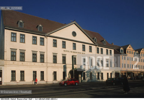 Weimar (Germania)1994.L Hotel Russischer Hof. Geo città centro Hotel Weimar Thomas Mann/Goethe.Weimar (Germany)1994.The Hotel Russischer Hof  ©Graziano Arici/Rosebud2