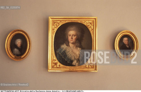Weimar (Germania)1994.Casa della duchessa Anna Amalia, il Wittumpalaist. Geo Architettura casa arte duchessa.Weimar (Germany)1994.House Palace Wittumpalaist. Portrait of the duchess Anna Amalia ©Graziano Arici/Rosebud2