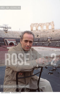 Verona,1995.Ritratto del tenore Josè Carreras Musica allArena di Verona cantante lirica tenore opera ritratto -Verona,1995. Portrait of the tenor Josè Carreras in the Arena of Verona ©Graziano Arici/Rosebud2