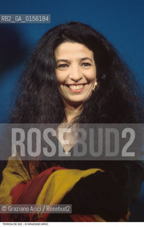 Venezia,1995.Ritratto della cantante e scrittrice Teresa De Sio Musica cantante scrittrice letteratura ritratto -Venice,1995. Portrait of the singer and writer Teresa De Sio ©Graziano Arici/Rosebud2