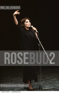 Venezia,1994.Ritratto della cantante e attrice Juliette Gréco Musica cantante poesia letteratura ritratto -Venice,1994. Portrait of the singer and actress Juliette Gréco©Graziano Arici/Rosebud2