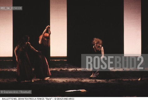 -Venezia,1989.Teatro Malibran. Carolyn Carlson nel balletto Dark, coreografia di Carolyn Carlson,musiche di Joachin Kuhn Danza Balletto coreografa Carlson dark Malibran -Venice,1989.Teatro Malibran. The dancer and choreographer Carolyn Carlson during the ballett Dark by Carolyn Carlson, contemporary dance choreographer, music by Joachin Kuhn ©Graziano Arici/Rosebud2 .La cessione dei diritti di questa immagine si intende per quanto di nostra competenza. Non comprende invece le eventuali spese  relative a diritti che potranno essere richiesti dagli Enti o persone fisiche cui appartengono eventualmente i soggetti  ripresi. Tali costi, ove necessari, e l’espletamento di qualsivoglia pratica di richiesta di concessione del permesso di pubblicazione sono esclusivamente a carico e a cura del soggetto acquirente di questa immagine.