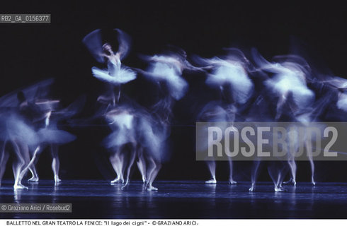 Venice, 1988. Gran Teatro La Fenice.Swan Lake ballet, coreographed by Marius Petipa and Lev Ivanov, music by Pyotr Ilyich Tchaikovsky, corps ballet of the S.M.Kirov theatre Leningrad .Venezia, 1988. Gran Teatro La Fenice. Balletto Il Lago dei Cigni,corpo di ballo teatro S.M.Kirov di Leningrado, coreografia di Marius Petipa e Lev Ivanov, musica di Pyotr Ilyich Tchaikovsky. Danza balletto classica Lago dei cigni Fenice ©Graziano Arici/Rosebud2 La cessione dei diritti di questa immagine si intende per quanto di nostra competenza. Non comprende invece le eventuali spese  relative a diritti che potranno essere richiesti dagli Enti o persone fisiche cui appartengono eventualmente i soggetti  ripresi. Tali costi, ove necessari, e l’espletamento di qualsivoglia pratica di richiesta di concessione del permesso di pubblicazione sono esclusivamente a carico e a cura del soggetto acquirente di questa immagine.