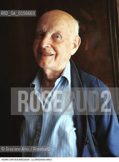 Nome: .CARTIER-BRESSON HENRI.Descrizione: .FOTOGRAFIA FOTOGRAFO FOTOGIORNALISMO (FONDATORE DELLAGENZIA FOTOGRAFICA MAGNUM PHOTO).PHOTOGRAPHY PHOTOGRAPHER PHOTOREPORTER (FOUNDER OF PHOTAGRAPH AGENCY MAGUM PHOTO).Credit: ©Graziano Arici/Rosebud2 / Costo: .A.Nazione: .FRANCIA.FRANCE.Cittˆ: .VENEZIA.VENICE.Data: .1999.