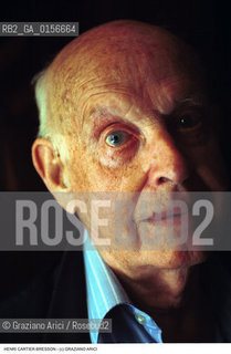 Nome: .CARTIER-BRESSON HENRI.Descrizione: .FOTOGRAFIA FOTOGRAFO FOTOGIORNALISMO (FONDATORE DELLAGENZIA FOTOGRAFICA MAGNUM PHOTO).PHOTOGRAPHY PHOTOGRAPHER PHOTOREPORTER (FOUNDER OF PHOTAGRAPH AGENCY MAGUM PHOTO).Credit: ©Graziano Arici/Rosebud2 / Costo: .A.Nazione: .FRANCIA.FRANCE.Cittˆ: .VENEZIA.VENICE.Data: .1999.